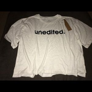 White cropped top Large $5 SALE PRICE FIRM